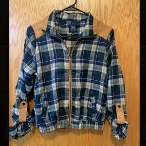 Mine women’s zip up flannel